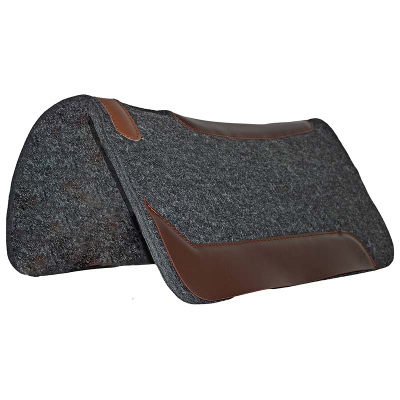 Western felt saddle pad with ventilation holes - 5082