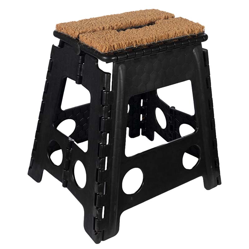 Folding Stool with Doormat - 7835
