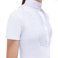 GIRL COMPETITION POLO SHORT SLEEVES SHIRT w/PLISSÉ