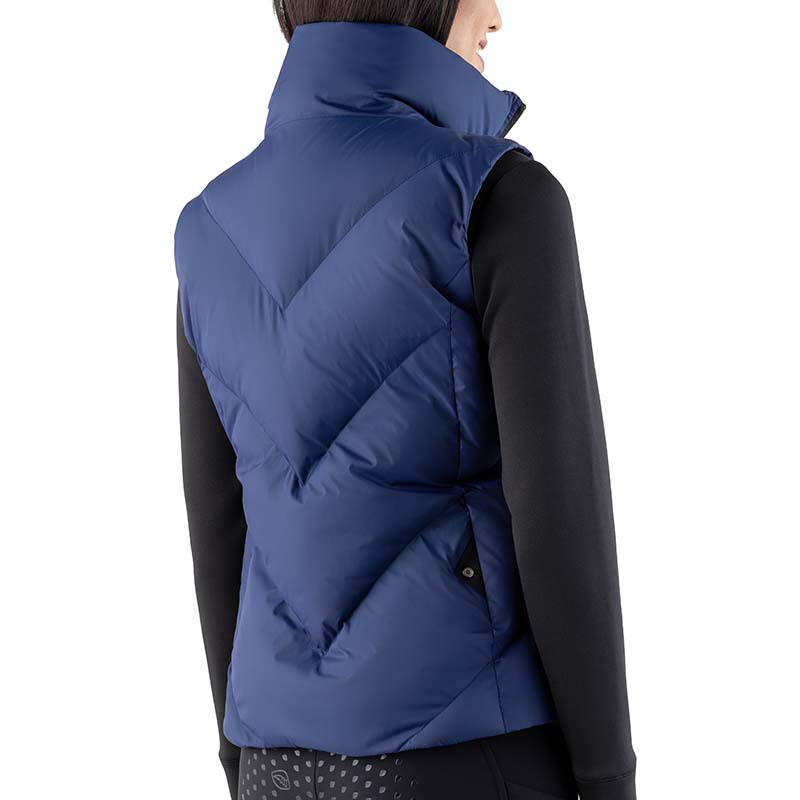 Equiline Women’s padded Winter Vest with High Collar - 9204