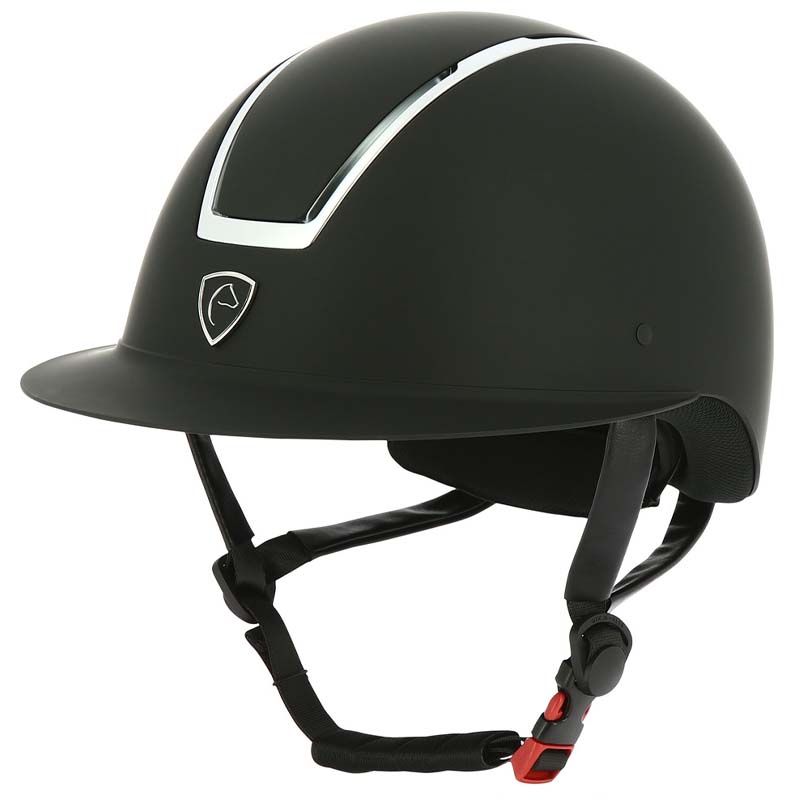 Equitheme helmet with glossy inserts - 3222