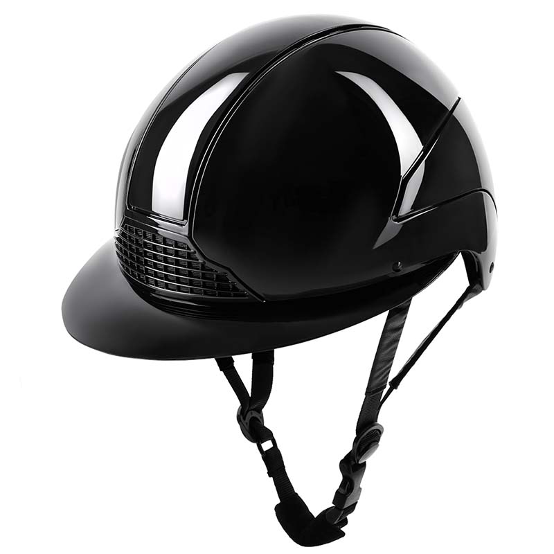 SWING H24 Lady Glossy Riding Helmet with wide visor - 3255