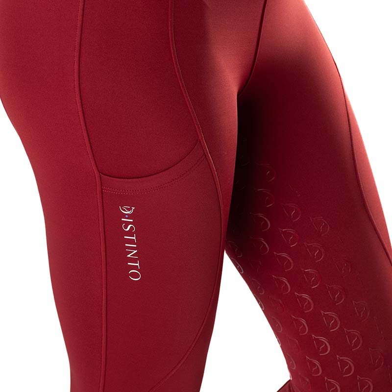 D-Istinto Orchidea Girls' Summer Riding Full Grip Leggings - 2232