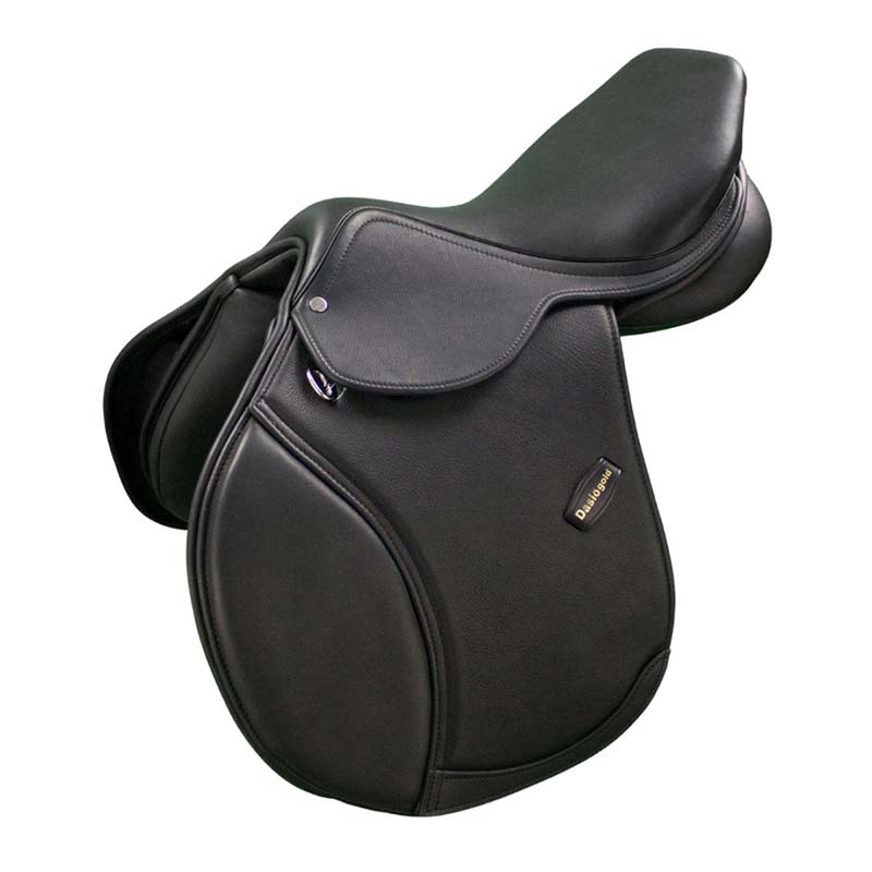 Jumping Saddle Daslo Gold in Doubled Leather with Interchangeable Gullet - 2839