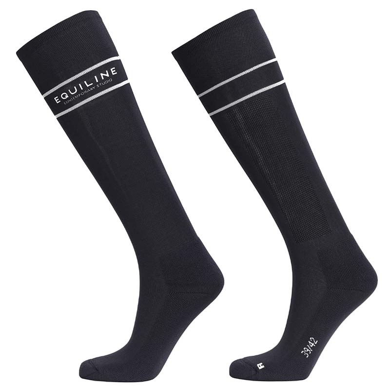 Equiline unisex riding socks with calf grip