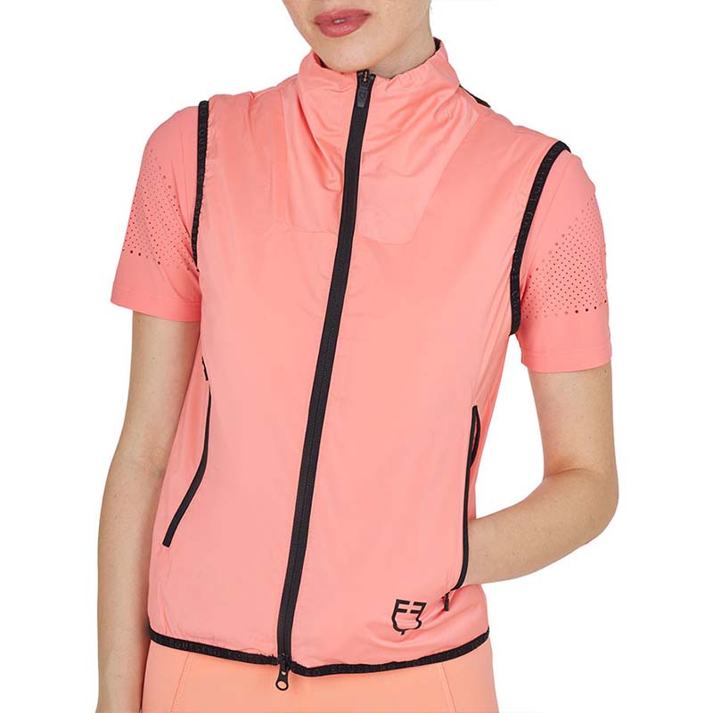 Packable Waterproof Vest Equestro Foldable for Women - 9478