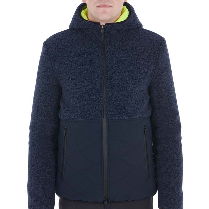 Equestro Teddy Men Jacket with hood and Waterproof insert - 9545
