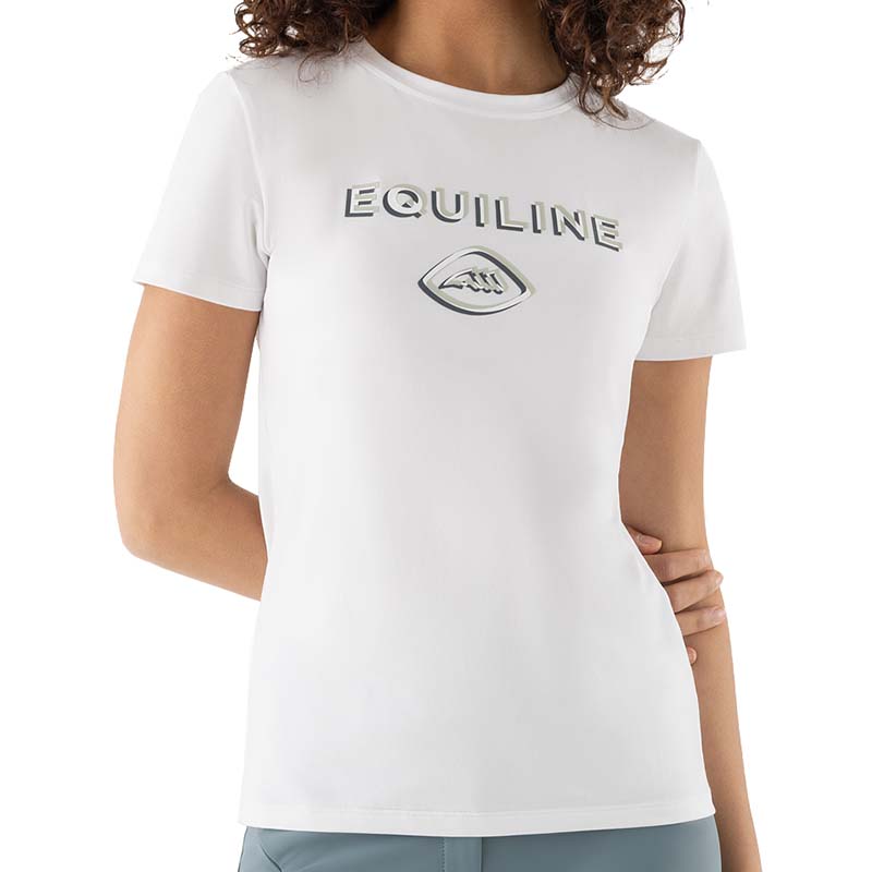 Women’s T-Shirt Equiline in cotton Graphic Logo CALOP