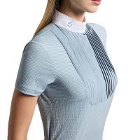 WOMEN COMPETITION POLO SHIRT in TEXTURED JERSEY CAVALLERIA TOSCANA