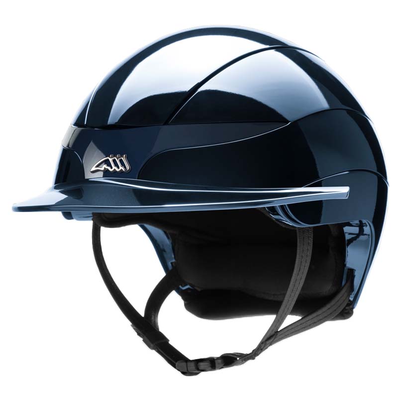Riding Helmet with Flexible Narrow Visor Equiline XANTO LOGO - 3224