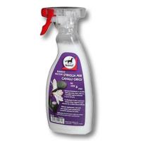 LEOVET GREY HORSE CURRY COMB EFFECTIVE AGAINST STAINS