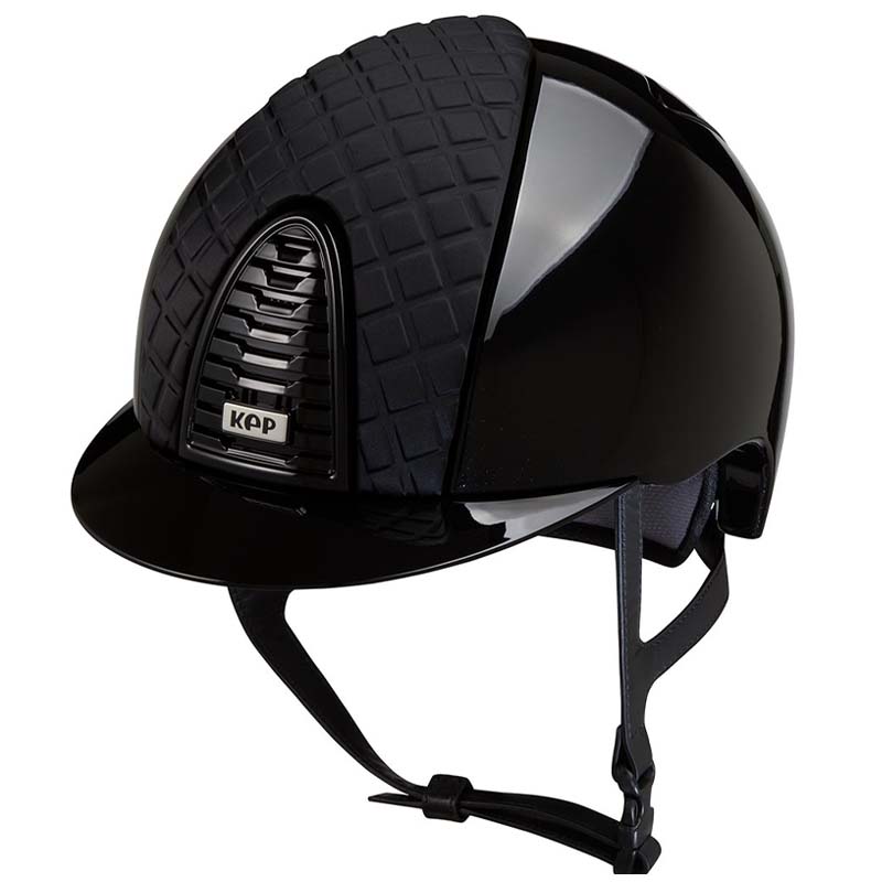 Kep italia cromo 2.0 polish riding helmet with satin - milano collection - 3431