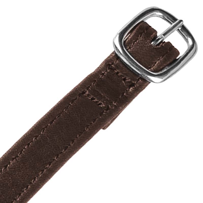 Equestro Spur Straps in Doubled Leather for English Riding - 3069