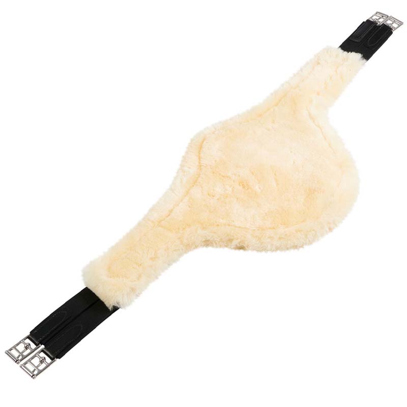 English Equestro belly protector with removable sheepskin - 2899