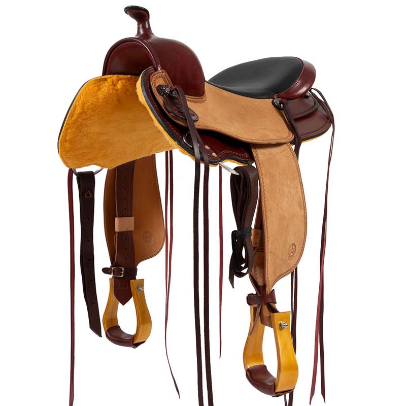 Garland All Round Western Saddle border #1 with round skirt - 4851