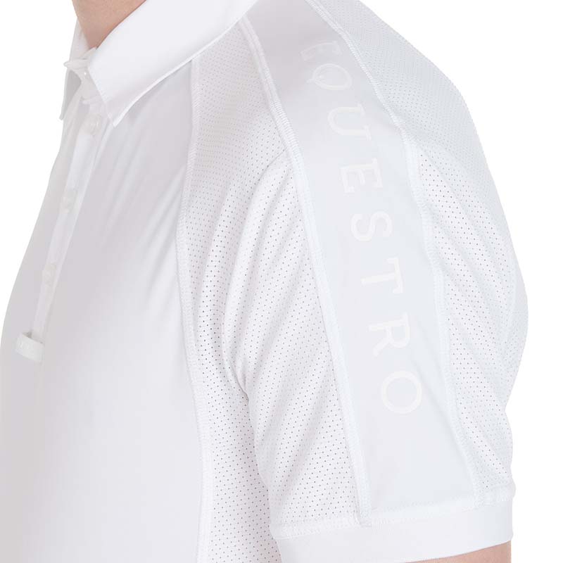 Men’s Equestro Short Sleeve Competition Polo with mesh inserts - 3528