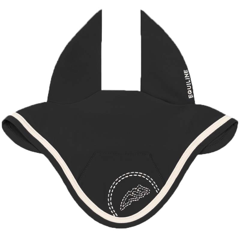 Equiline Horse Ear Net Eonda with embroidered logo - 9293
