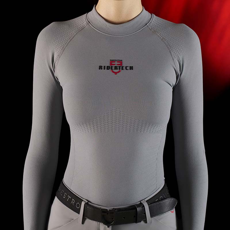 Equestro ridertechnology women base layer technical riding shirt