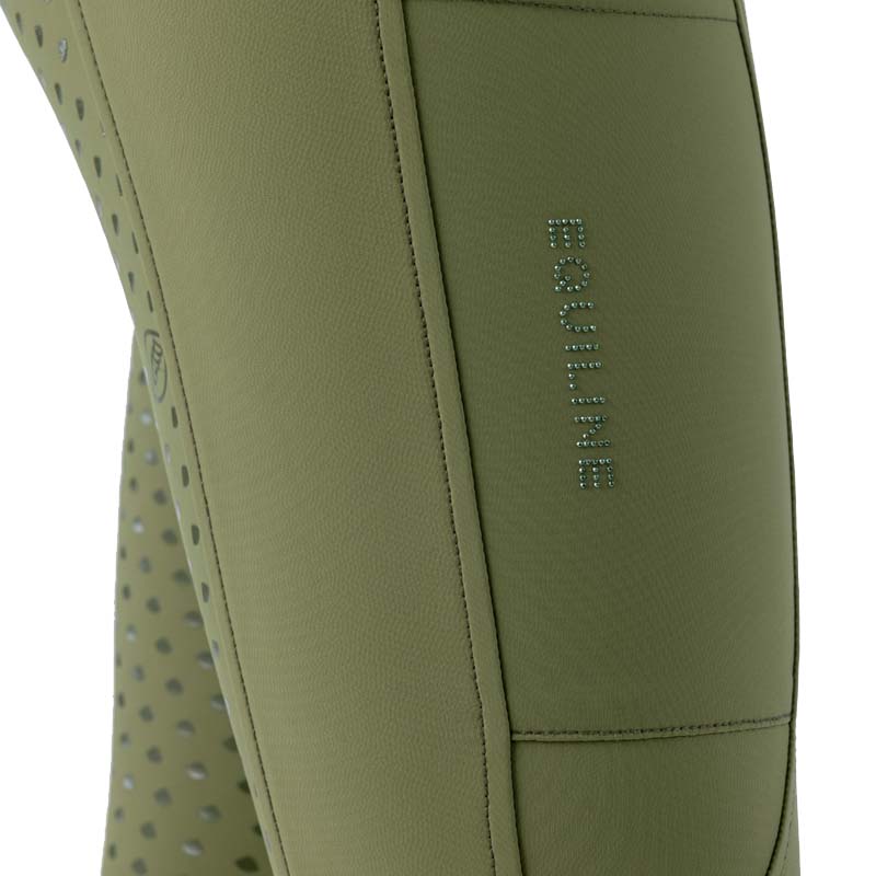 Women High-waist Riding Leggings Equiline EDNAF - Full grip - 9248