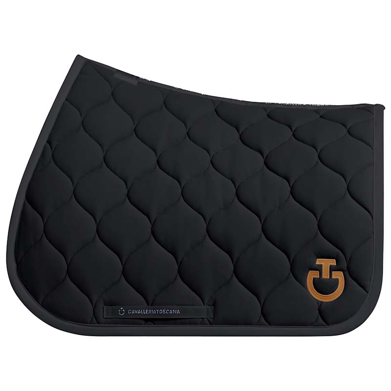 Jumping saddle pad cavalleria toscana with new circular padding