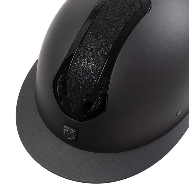 Equestro AZAEL Stone Riding Helmet with wide visor - 3306