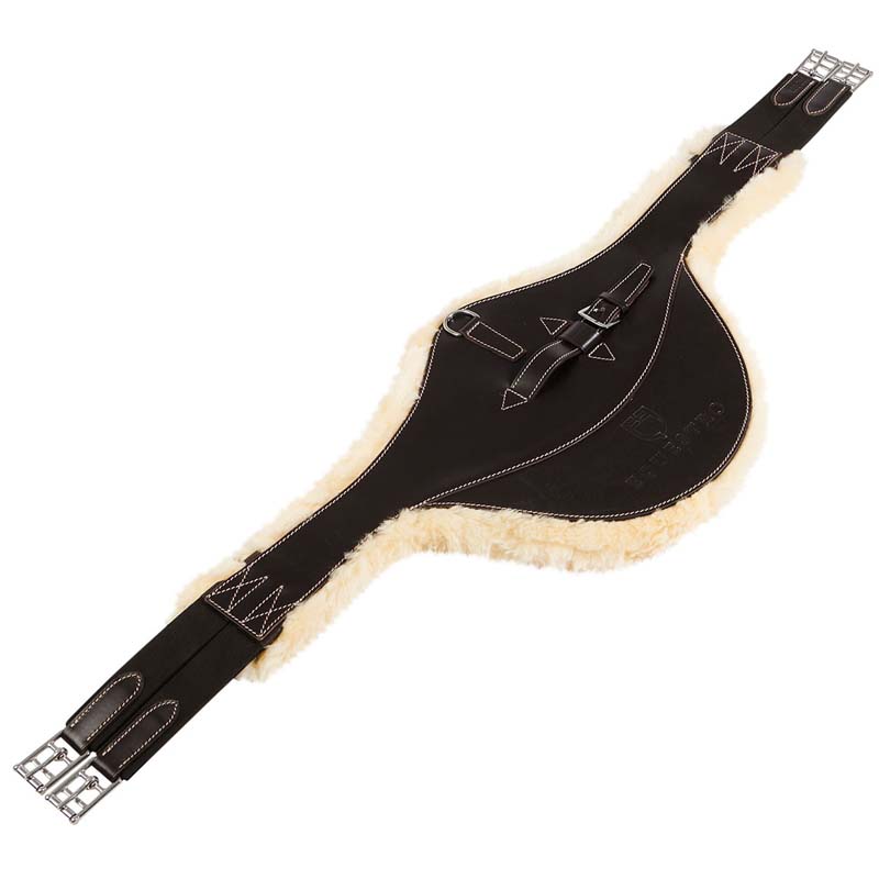 English Equestro belly protector with removable sheepskin - 2899