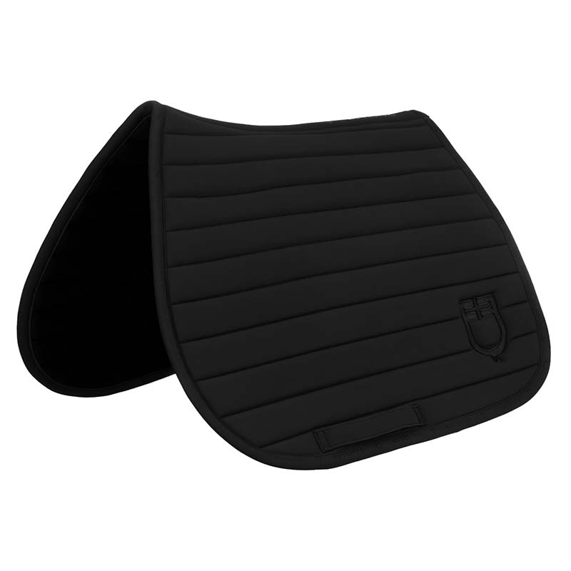 Equestro jumping saddle pad silica with horizontal quilting - 2975