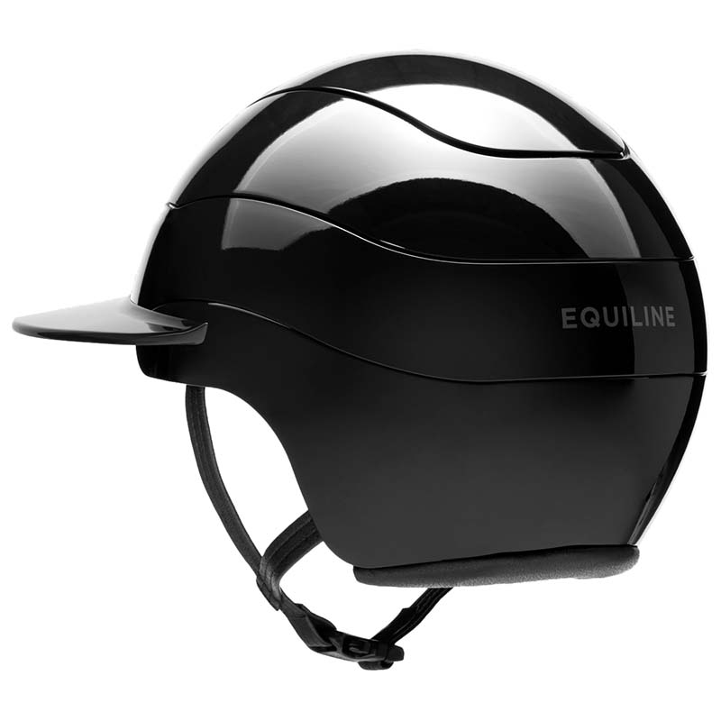 Equiline XANTO Riding Helmet with Crystal front insert - Wide visor - 3303