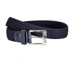 ELASTIC VOWEN BELT UNISEX EQUILINE ONE WITH END PARTS IN LEATHER - 2014