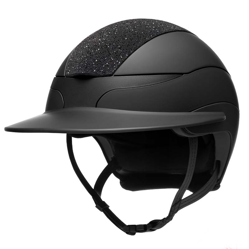 Equiline XANTO Riding Helmet with Swarovski Top - Wide visor - 3235