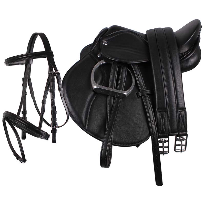 Saddle set pony 13'' for children - 8166