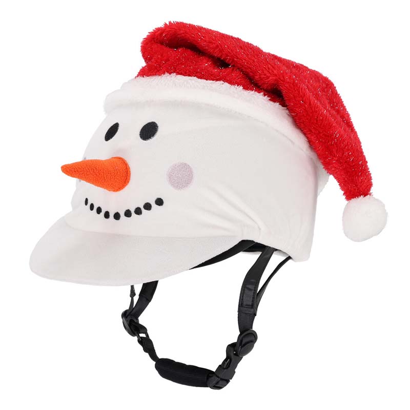 Christmas snowman helmet cover for riding helmet