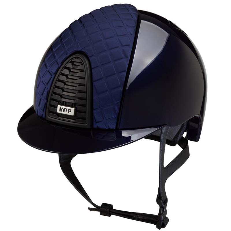 Kep italia cromo 2.0 polish riding helmet with satin - milano collection - 3431