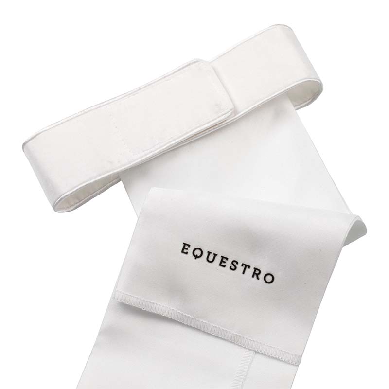 Equestro competition plastron with strass logo - 2017