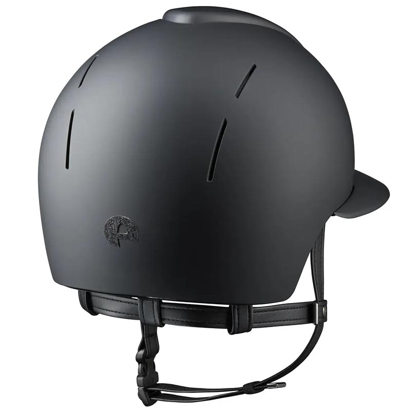 KEP Smart Nova Textile STAR Polo Helmet - wide visor, matte with sparkling fabric - 3237