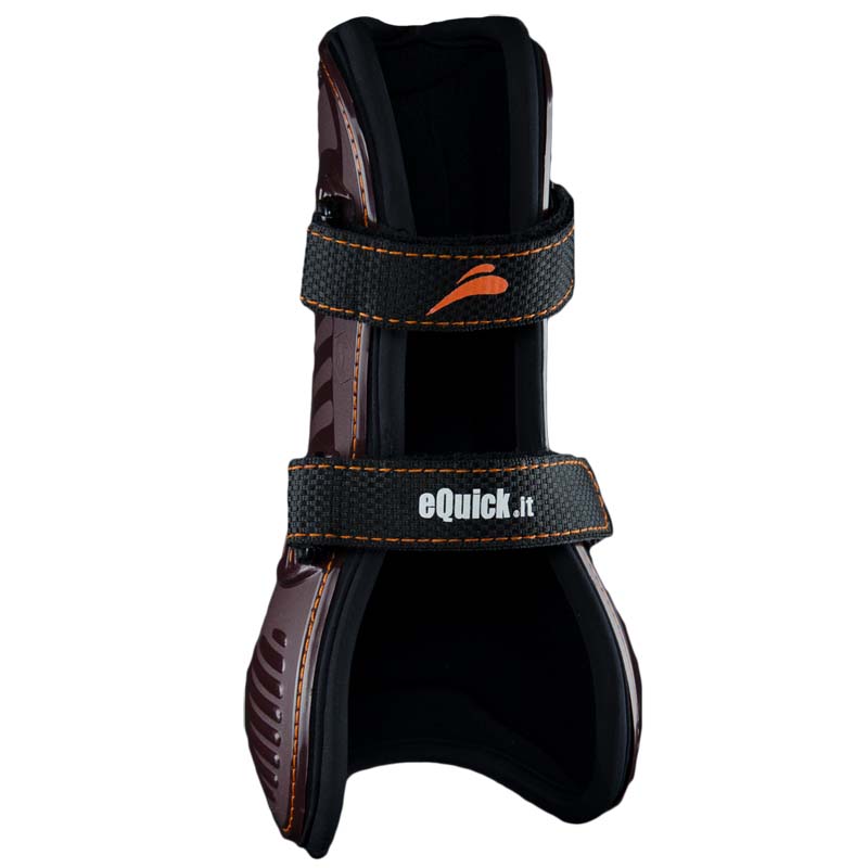 Equick eshock front tendon boots with velcro  - 1751