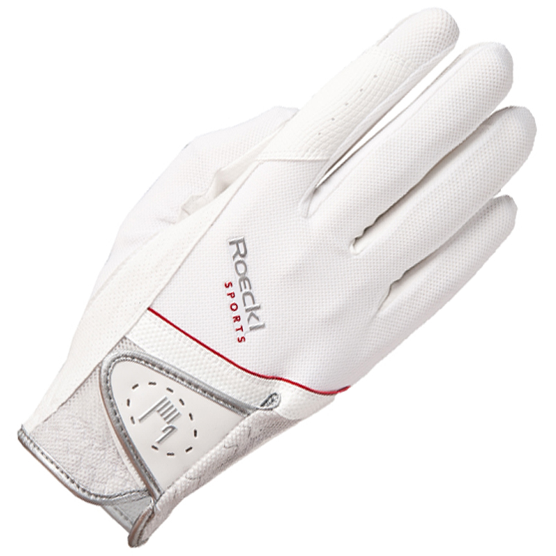 Roeckl Madison guantes reithandschuhe color blanco