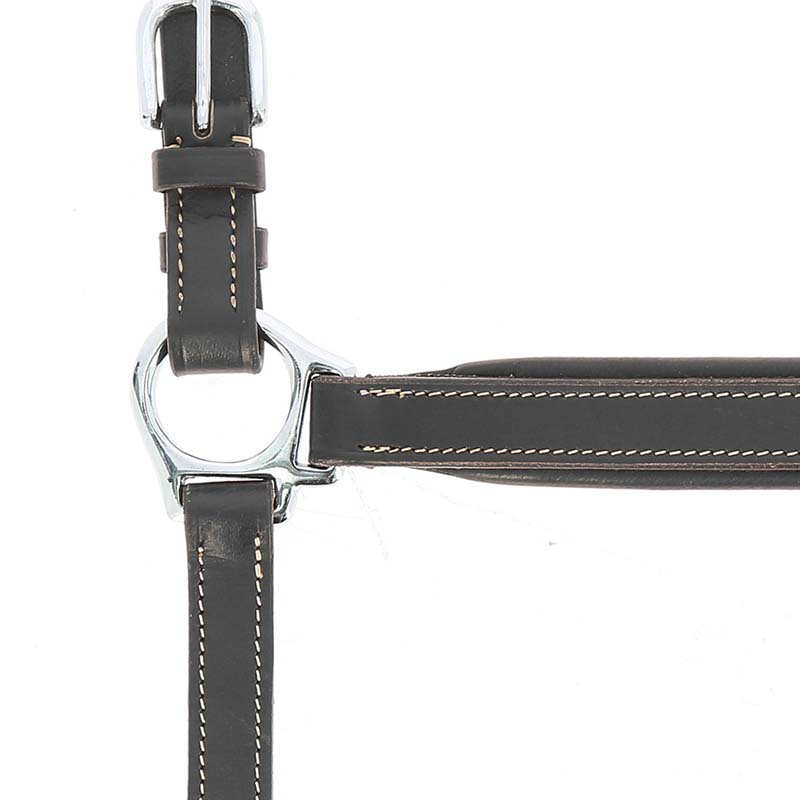 Adjustable leather halter norton pro grooming - 0113