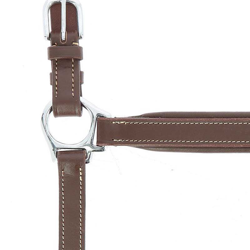 Adjustable leather halter norton pro grooming - 0113