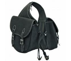 REAR SADDLEBAG RIDING IN SUEDE LEATHER - 0257