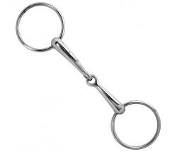 STAINLESS STEEL SOLID RING SNAFFLE - 2480