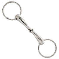 STAINLESS STEEL HOLLOW RING SNAFFLE