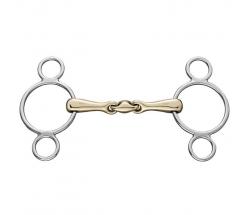 SPRENGER SNAFFLE BIT AURIGAN TYPE PESSOA WITH CENTRAL JOINT - 2504