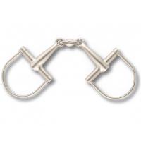 D RING SNAFFLE BIT LORENZINI TITANIUM WITH THREE ELEMENTS