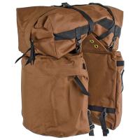 REMOVABLE BACK THREE POCKETS NYLON SADDLEBAG