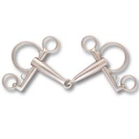 BIT PELHAM LORENZINI TITANIUM SHORT RODS 5 CM AND TWO ELEMENTS