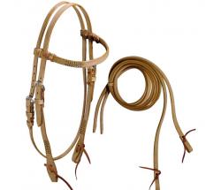 WESTERN ROUND BRIDLE WITH STUDS - 4332
