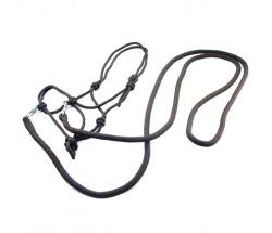 IKNOTTED ROPE AND BRIDLE and REINS WITH SNAP-HOOK - 4349