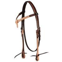 WESTERN BRIDLE TWO-TONE LEATHER