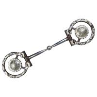 BURNISHED IRON D STAR RING SNAFFLE